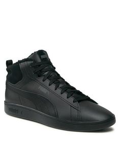 Спортивные кеды мужские PUMA Smash 3.0 Mid WTR 392335 01 черные 40.5 EU