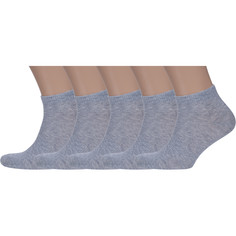 Комплект носков мужских Rusocks 5-М3-23352 серых 25-27, 5 пар