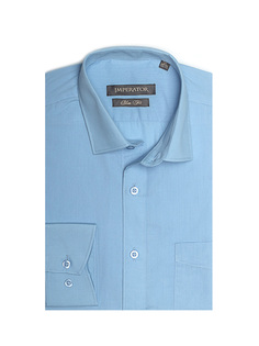 Рубашка мужская Imperator Bell Blue-П sl голубая 40/176-182