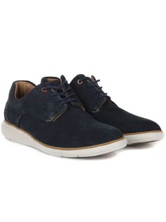 Полуботинки мужские Clarks 26141176 синие 43.5 EU