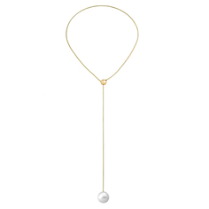 Колье из стали 66 см Majorica 15554.01.0.000.010.1, жемчуг