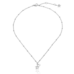 Колье из стали 42 см Majorica 16379.01.A.000.010.1, жемчуг