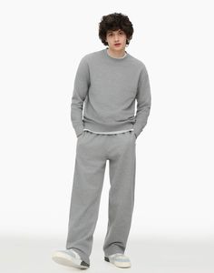 Спортивные брюки мужские Gloria Jeans BAC012185 серые XS/176 (40-42)