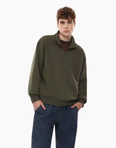 Толстовка мужская Gloria Jeans BAC012000 зеленая XL (52-54)