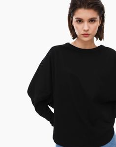 Лонгслив женский Gloria Jeans GKT020664 черный XS (38-40)