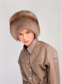 Шапка женская SHUBA Барбара светло-коричневая, one size