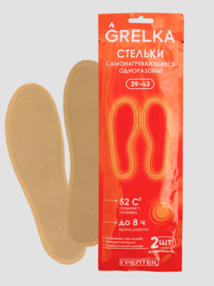 Согревающие стельки унисекс Grelka glchstelki 39-42 RU