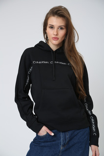 Худи женское Calvin Klein 00GWF2W304BAE черное, размер XS