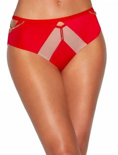 Трусы женские Novika Chloe brazilian Rouge красные S