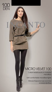 Колготки женские Incanto MicroVelvet 100 черные 3