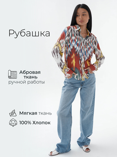 Рубашка женская Matur.style Хаят разноцветная 46 RU