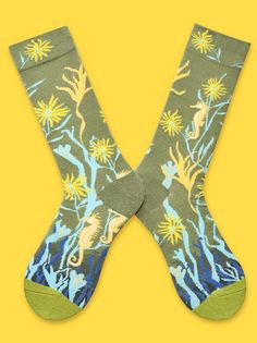 Носки унисекс 7030 зеленые 39-44 No Brand