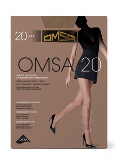 Колготки женские Omsa коричневые 2