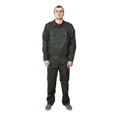 Костюм рабочий мужской BVR RGSS-5658-34BL черный 56-58 RU