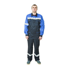 Костюм рабочий мужской BVR RGFV2-4446KD синий 44-46 RU