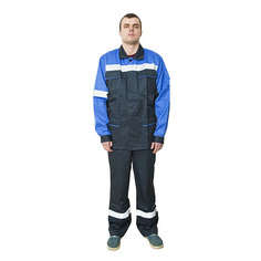Костюм рабочий мужской BVR RGFV-6062KD170 синий 60-62 RU