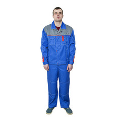 Костюм рабочий мужской BVR RGMS-6062-56KD синий 60-62 RU
