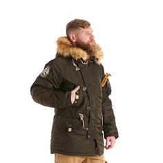 Куртка мужская Nord Denali Husky Military N3B коричневая XL