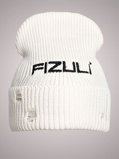 Шапка бини унисекс FIZULI HAT001 белый, one size