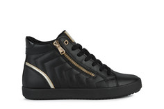 Кеды женские Geox D Blomiee D266HE0BCARC9999 черные 36 ЕU