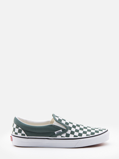 Слипоны мужские Vans VN0A5JMHYQW1 Checkerboard зелёно-белые 11 US