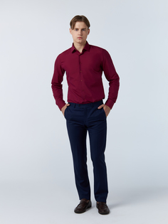 Рубашка мужская Platin 9-675-45 бордовая XL