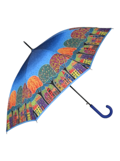 Зонт женский Airton 1626 сине-оранжевый