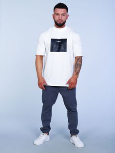 Футболка мужская FIZULI PRINT-SHIRT01 белая XL