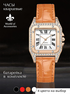 Наручные часы женские World of Accessories 4Жк коричневые