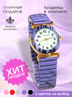 Наручные часы женские World of Accessories 5к фиолетовые