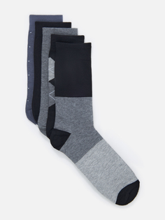 Носки Cotton & Quality мужские, с рисунком, размер 43-46, 53001Т5, 5 пар