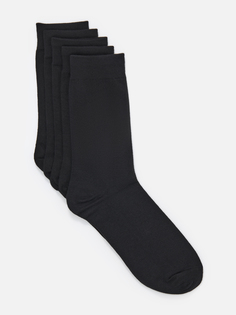 Носки Cotton & Quality мужские, чёрные, размер 40-43, 53001Т5, 5 пар