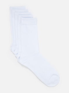 Носки Cotton & Quality мужские, белые, размер 40-43, 53001Т5, 5 пар