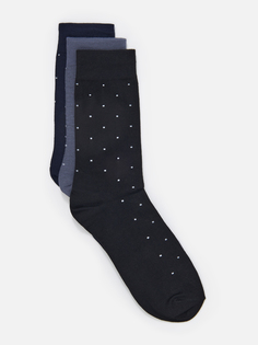Носки Cotton & Quality мужские, в горошек, мультицвет, размер 40-43, 33003T3, 3 пары