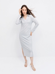 Платье женское Arive ARV-WF-10517-006 серебряное, размер M