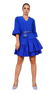 Платье женское Body Form 3068-B синее 44 EU