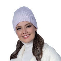 Шапка бини женская Landre МАРИСОЛЬ 51 светло-розовая, one size