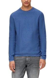Пуловер мужской QS by s.Oliver 50.3.51.17.170.2134570*53W0*S синий, размер S