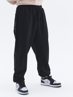 Спортивные брюки мужские KF 69-063 черные 44-46/170