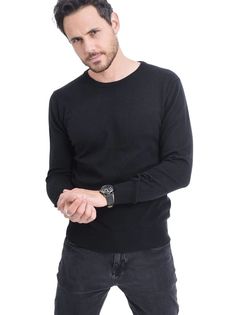 Джемпер мужской C&Jo CJ31 черный XL