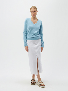 Пуловер женский C&Jo CJF885 голубой S