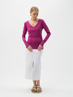 Пуловер женский C&Jo CJF1250 фиолетовый XL