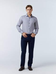 Рубашка мужская Westhero 9-675-57 серая XL