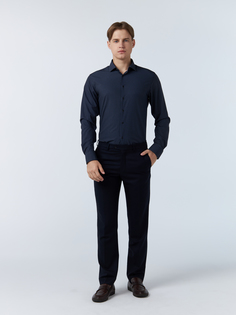 Рубашка мужская Westhero 9-675-53 синяя XL