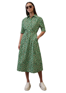 Платье Marc O’Polo женское, 303118221185, размер 40, зелёное