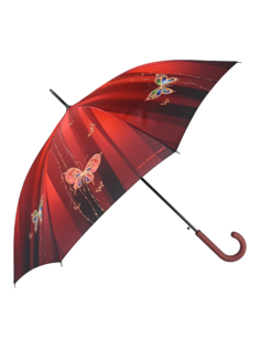 Зонт женский Airton 1626 бордово-красный