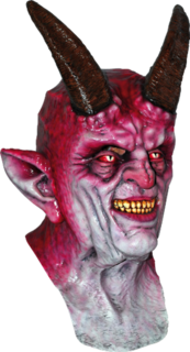 Маска мужская Парк Сервис Дьявол красная 57