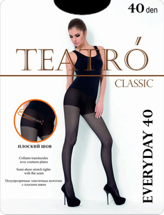 Комплект колготок женских Teatro everyday40 черных 3, 3 шт.