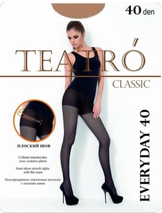Комплект колготок женских Teatro Everyday40 бежевых 2, 3 шт.