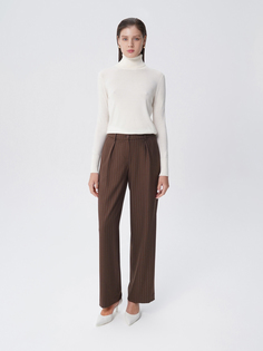 Брюки женские Patratskaya 19958 коричневые XXL